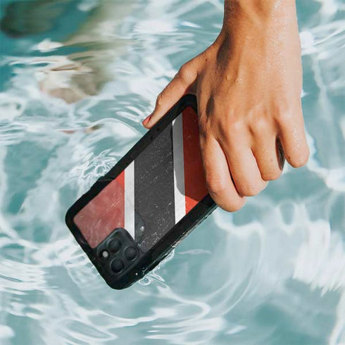 Trinidad and Tobagao Flag Distressed iPhone 11 Pro Waterproof Case