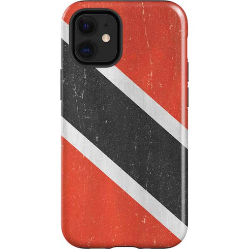 Trinidad and Tobagao Flag Distressed iPhone 12 Mini Impact Case