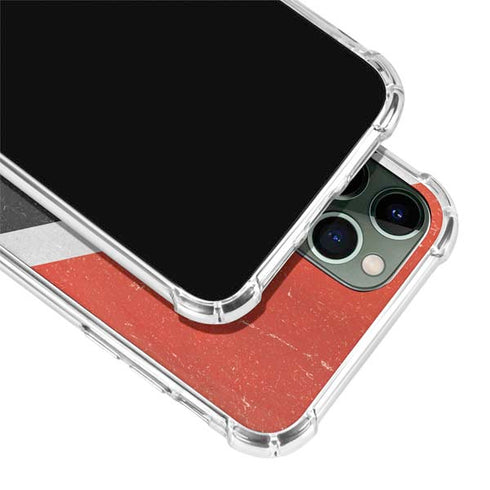 Trinidad and Tobagao Flag Distressed iPhone 12 Pro Clear Case