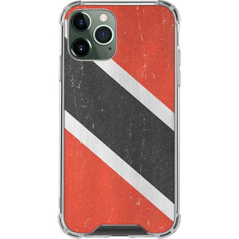 Trinidad and Tobagao Flag Distressed iPhone 12 Pro Max Clear Case