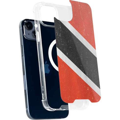 Trinidad and Tobagao Flag Distressed iPhone 13 MagSafe Case