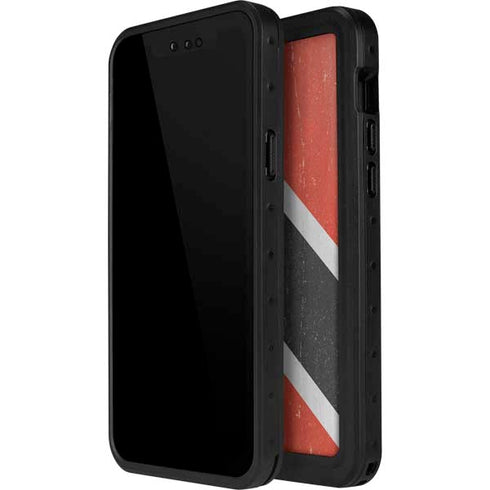 Trinidad and Tobagao Flag Distressed iPhone 13 Mini Waterproof Case