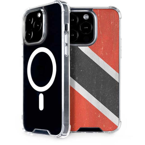 Trinidad and Tobagao Flag Distressed iPhone 13 Pro MagSafe Case