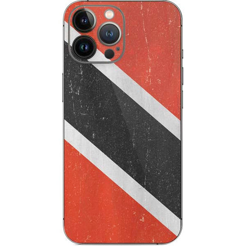 Trinidad and Tobagao Flag Distressed iPhone 13 Pro Max Skin