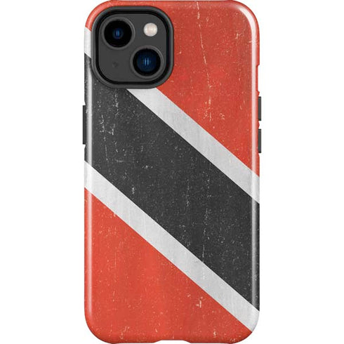 Trinidad and Tobagao Flag Distressed iPhone 14 Plus Impact Case