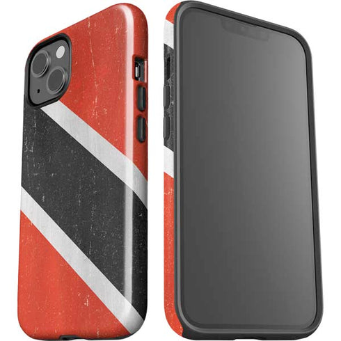 Trinidad and Tobagao Flag Distressed iPhone 14 Plus Impact Case
