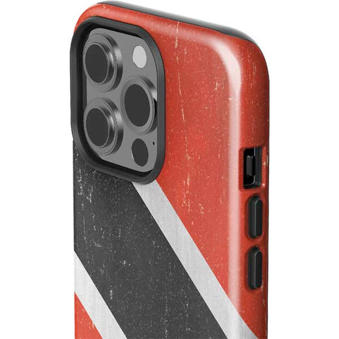 Trinidad and Tobagao Flag Distressed iPhone 14 Pro Impact Case