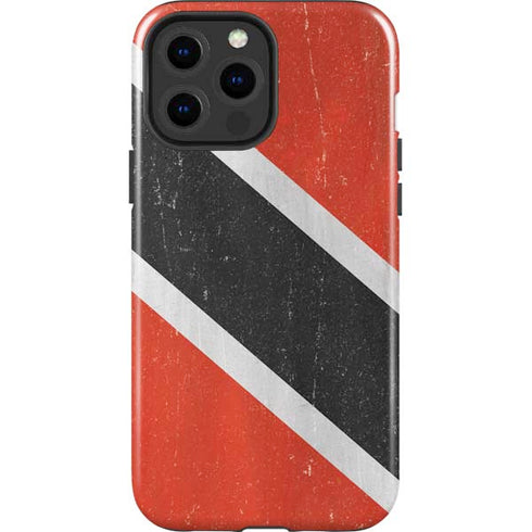 Trinidad and Tobagao Flag Distressed iPhone 14 Pro Max Impact Case