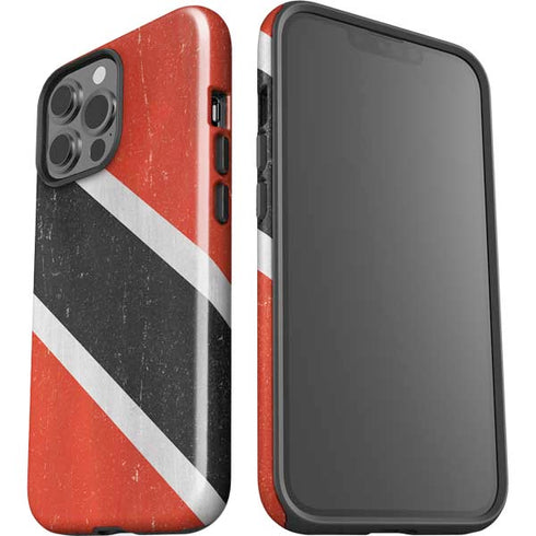 Trinidad and Tobagao Flag Distressed iPhone 14 Pro Max Impact Case