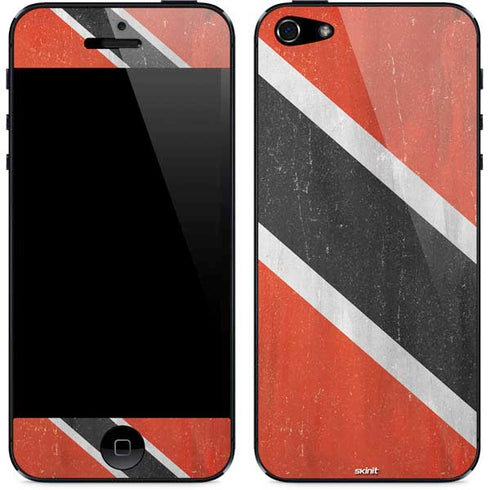 Trinidad and Tobagao Flag Distressed iPhone 5/5s/5SE Skin