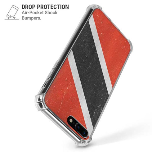 Trinidad and Tobagao Flag Distressed iPhone 7/8 Plus Clear Case