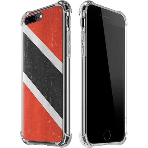 Trinidad and Tobagao Flag Distressed iPhone 7/8 Plus Clear Case