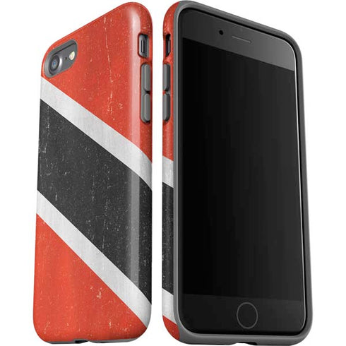 Trinidad and Tobagao Flag Distressed iPhone SE (2nd & 3rd Gen) Pro Case