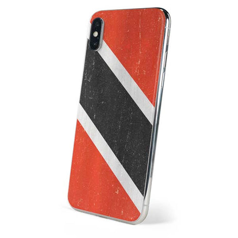 Trinidad and Tobagao Flag Distressed iPhone X Skin
