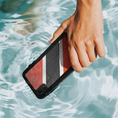 Trinidad and Tobagao Flag Distressed iPhone XR Waterproof Case