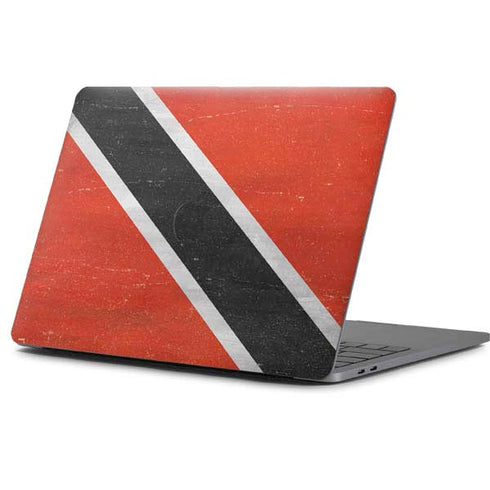Trinidad and Tobagao Flag Distressed Apple MacBook Pro 13-inch Skin