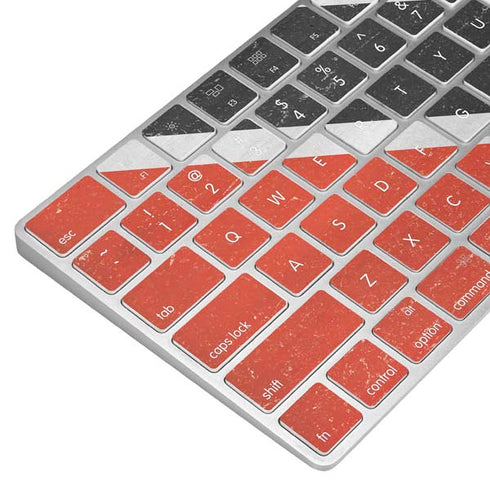 Trinidad and Tobagao Flag Distressed Magic Keyboard Skin