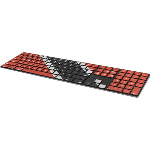 Trinidad and Tobagao Flag Distressed Magic Keyboard with Numeric Keypad Skin
