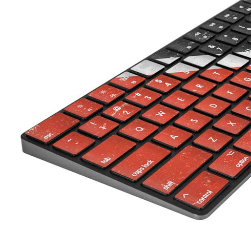 Trinidad and Tobagao Flag Distressed Magic Keyboard with Numeric Keypad Skin