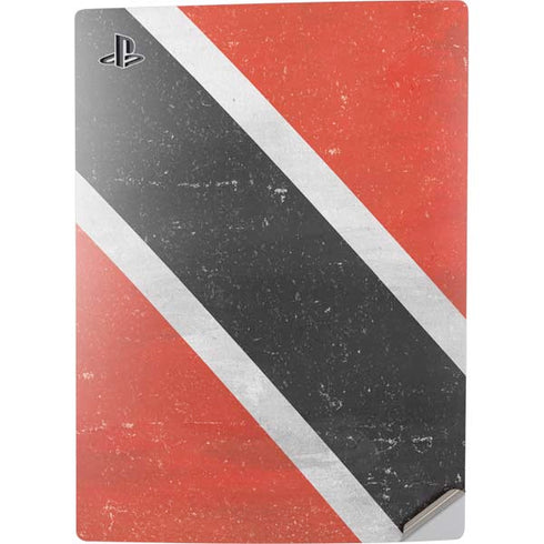 Trinidad and Tobagao Flag Distressed PS5 Digital Edition Console Skin
