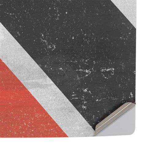 Trinidad and Tobagao Flag Distressed PS5 Slim Digital Edition Console Skin