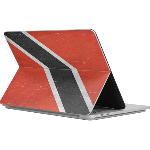 Trinidad and Tobagao Flag Distressed Surface Laptop Studio Skin