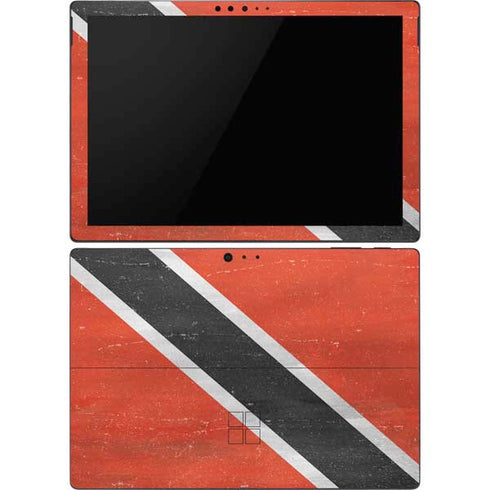 Trinidad and Tobagao Flag Distressed Surface Pro 6 Skin