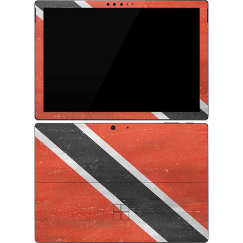 Trinidad and Tobagao Flag Distressed Surface Pro 7 Skin