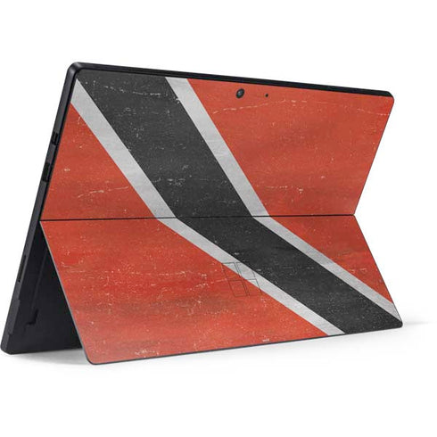 Trinidad and Tobagao Flag Distressed Surface Pro 7 Skin