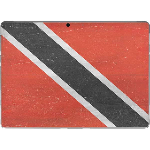 Trinidad and Tobagao Flag Distressed Surface Pro 8 Skin