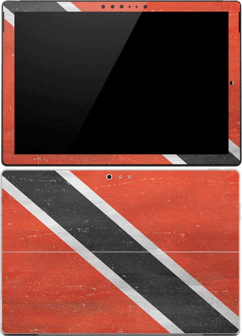 Trinidad and Tobagao Flag Distressed Surface Pro (2017) Skin