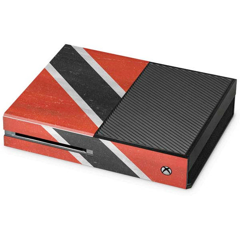 Trinidad and Tobagao Flag Distressed Xbox One Console Skin
