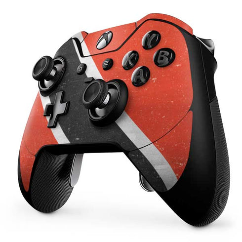 Trinidad and Tobagao Flag Distressed Xbox One Elite Controller Skin