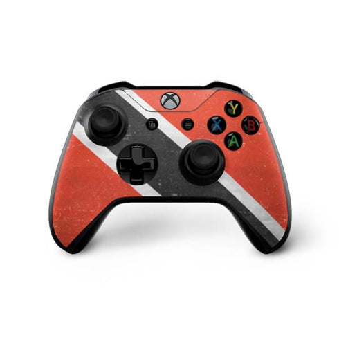 Trinidad and Tobagao Flag Distressed Xbox One X Bundle Skin