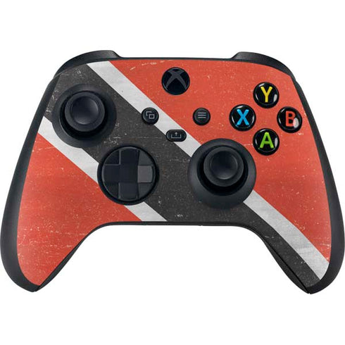 Trinidad and Tobagao Flag Distressed Xbox Series X Bundle Skin