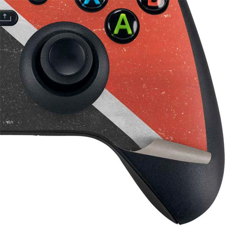 Trinidad and Tobagao Flag Distressed Xbox Series X Controller Skin