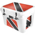 Trinidad and Tobagao Flag Distressed YETI Tundra 35 Hard Cooler Skin