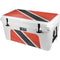 Trinidad and Tobagao Flag Distressed YETI Tundra 65 Hard Cooler Skin