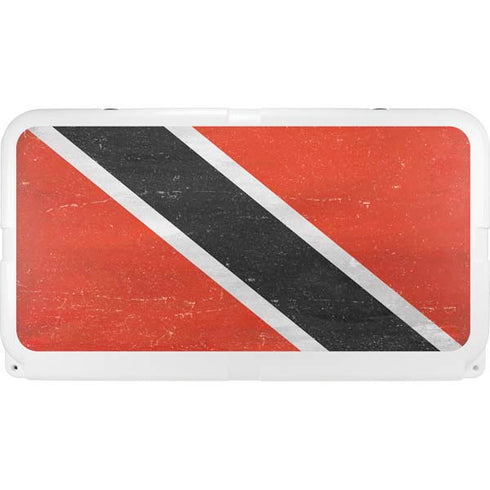 Trinidad and Tobagao Flag Distressed YETI Tundra 65 Hard Cooler Skin