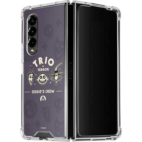 Disney The Nightmare Before Christmas Trio of Terror Galaxy Z Fold4 5G Clear Case