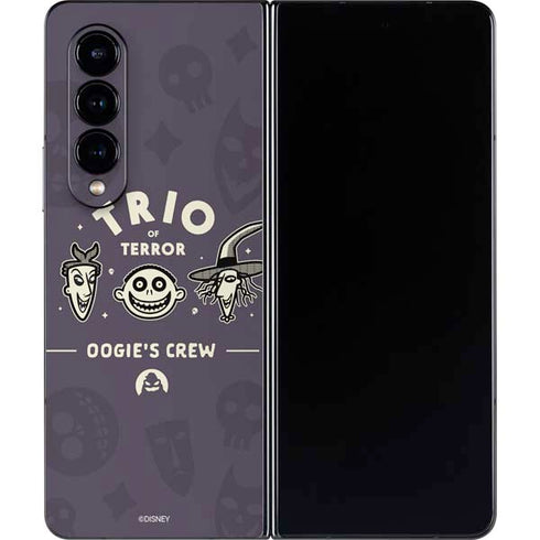 Disney The Nightmare Before Christmas Trio of Terror Galaxy Z Fold4 5G Skin