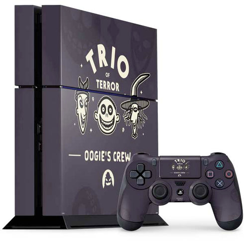 Disney The Nightmare Before Christmas Trio of Terror PS4 Console and Controller Bundle Skin