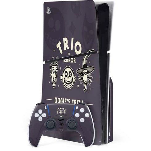 Disney The Nightmare Before Christmas Trio of Terror PS5 Slim Disk Bundle Skin