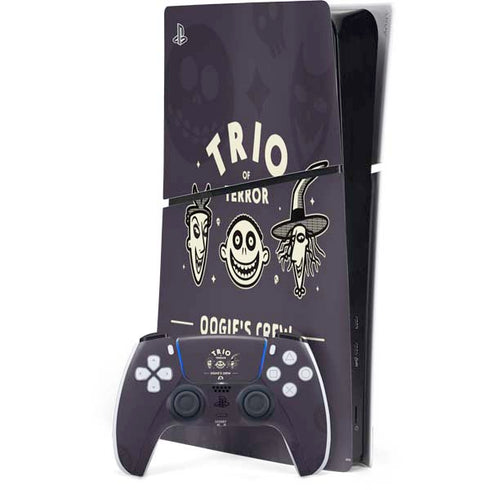 Disney The Nightmare Before Christmas Trio of Terror PS5 Slim Digital Edition Console Skin