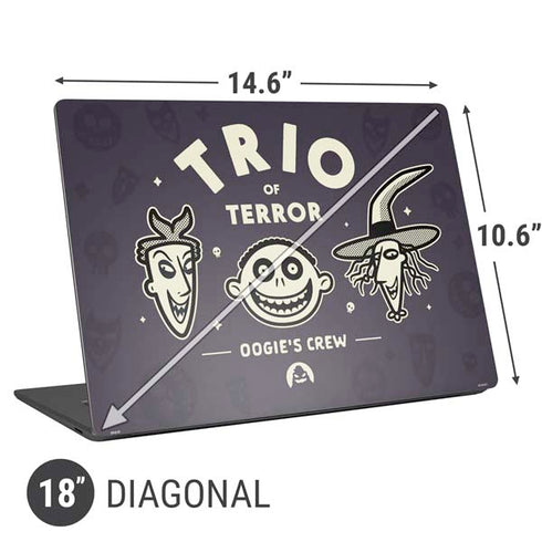 Disney The Nightmare Before Christmas Trio of Terror Universal Laptop 18in (14.6 x 10.6in) Skin