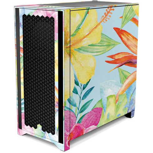 Tropical Daze Corsair 4000D Tempered Glass Mid-Tower ATX Case Skin
