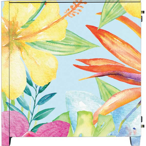 Tropical Daze Corsair 4000D Tempered Glass Mid-Tower ATX Case Skin