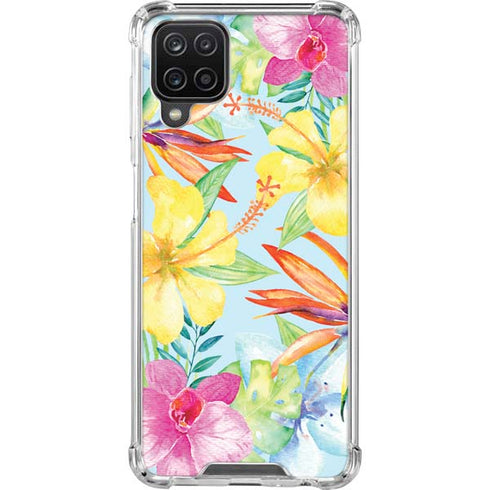 Tropical Daze Galaxy A12 Clear Case
