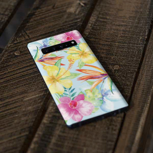 Tropical Daze Galaxy S10 Plus Skin