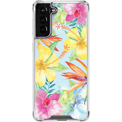 Tropical Daze Galaxy S21 FE Clear Case